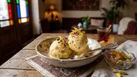 دستور تهیه بستنی به با زعفران و گلاب