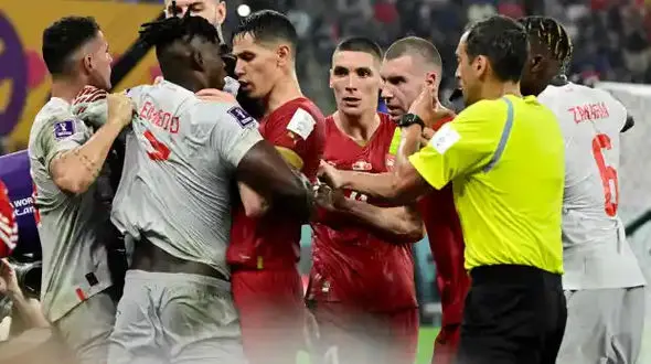 تحریک نیمکت صربستان با حرکت زشت گرانیت ژاکا +ویدیو