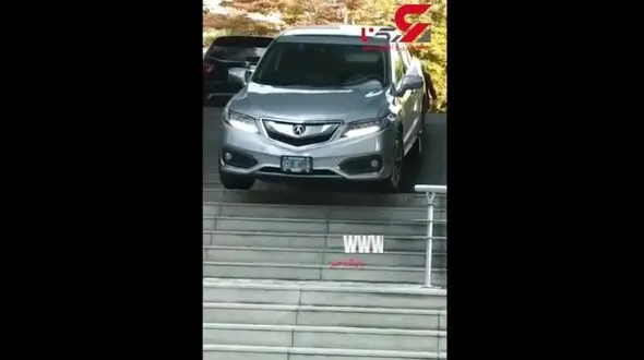 ببینید / اقدام جالب خانم راننده شاسی بلند برای سریع رسیدن به مقصد+فیلم