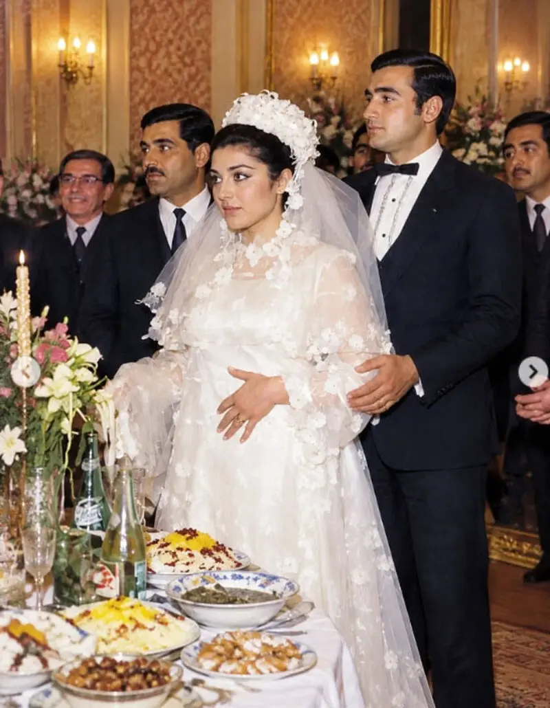 آلبوم عروسی گوگوش و محمود قربانی در سال ۱۳۴۶