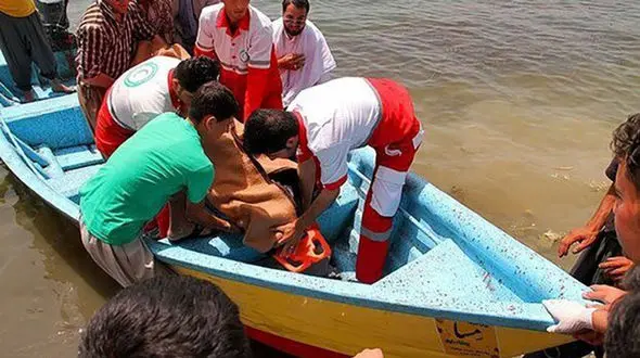 مرگ هولناک جت اسکی سوار چالوس در ساحل عباس آباد + عکس