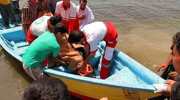 مرگ هولناک جت اسکی سوار چالوس در ساحل عباس آباد + عکس