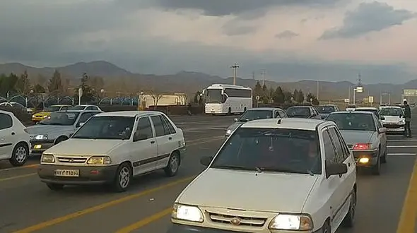 وضعیت ترافیک در محور چالوس