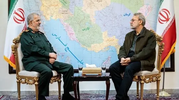 دیدار مهم علی لاریجانی با فرمانده کل سپاه پاسداران + تصاویر