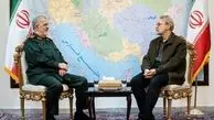 دیدار مهم علی لاریجانی با فرمانده کل سپاه پاسداران + تصاویر