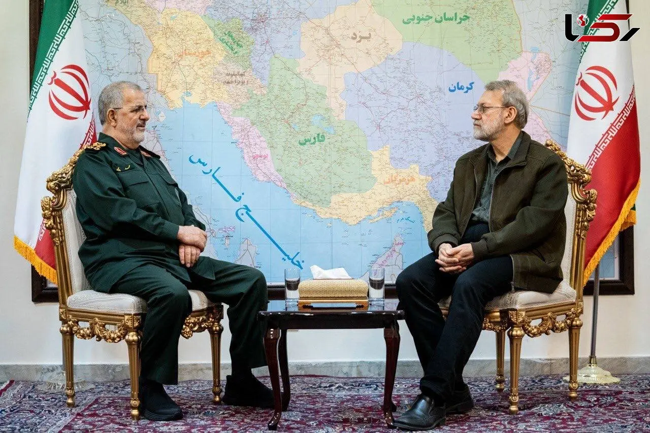 دیدار مهم علی لاریجانی با فرمانده کل سپاه پاسداران + تصاویر