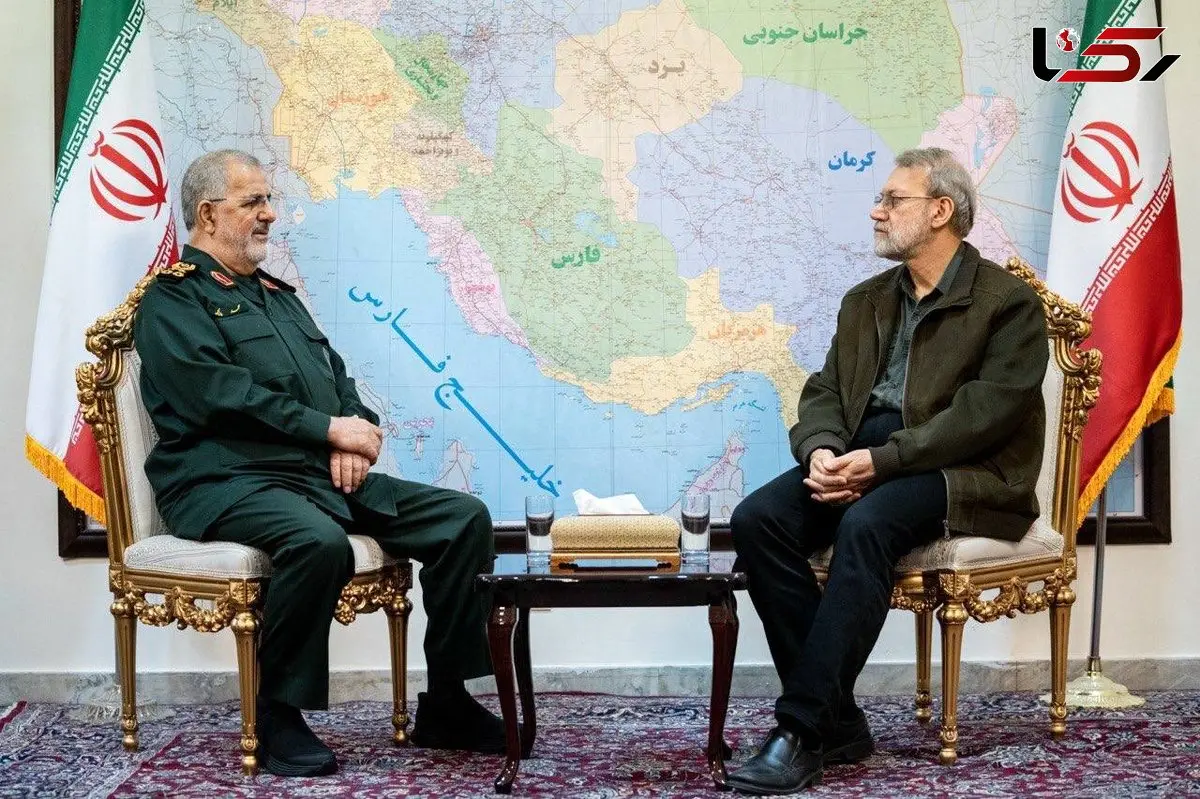 دیدار مهم علی لاریجانی با فرمانده کل سپاه پاسداران + تصاویر