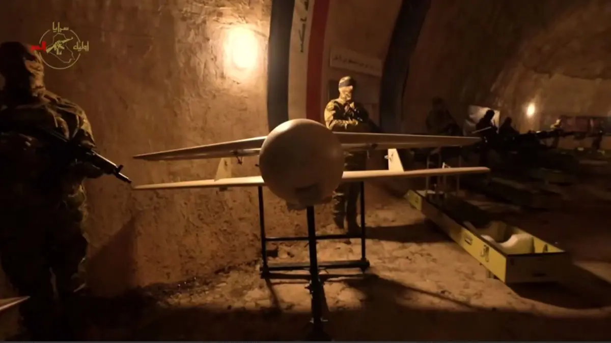 فیلم رونمایی یک شهر پهپادی زیرزمینی در عراق / برای دفاع از ایران آماده ایم