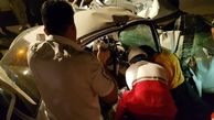 3 کشته در تصادف هولناک سینا با پژو در جاده همدان / ساینا مچاله شد