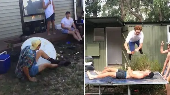 چالش دیوانه ها را ببینید+ فیلم و عکس