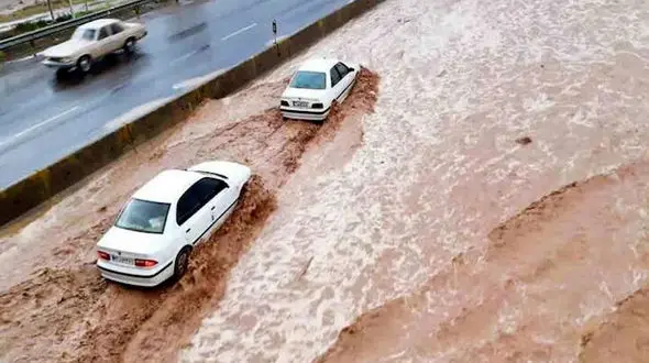  هشدار سطح نارنجی سیلاب در ۱۰ استان