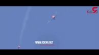 ساقط شدن هواپیمای ترکیه ای در آسمان سوریه+ فیلم