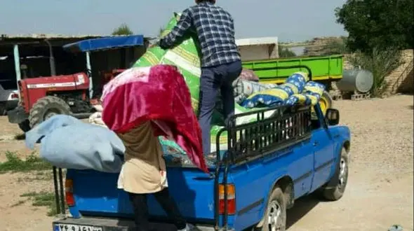 سیل وحشتناک فردا به حمیدیه می رسد + عکس لحظه تخلیه خانه ها 