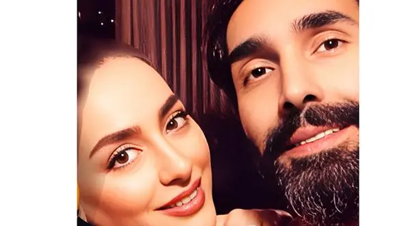 عکس بچه گوگولی مگولی سمانه پاکدل و هادی کاظمی ! / زوج سینما چقدر ذوق دارند !