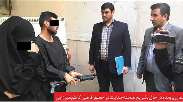 زن خائن شوهرش را به دست جلاد عاشق سپرد + عکس بازسازی قتل در مشهد