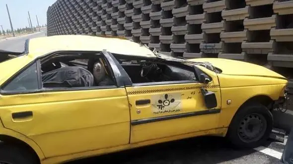 حادثه تلخ برای سرویس مدرسه پسران دبستانی در نهاوند