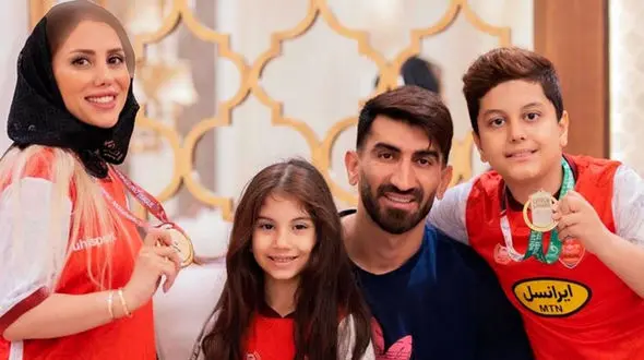 عکس ها / نگاهی به جشن باشکوه هالووینی در خانه علیرضا بیرانوند با سلیقه اکرم بانو ... / تزئین خانه و گریم به سبک سریال ونزدی ...