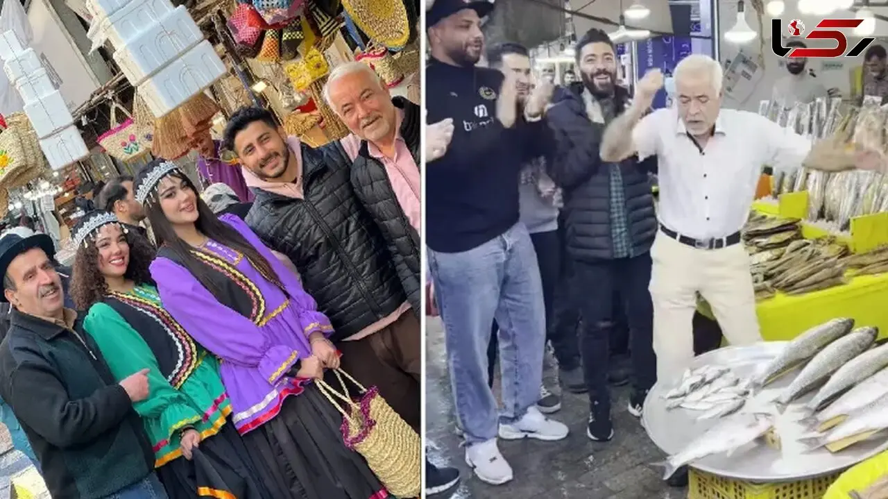 فیلم آواز شاد شنگولی صادق بوقی بین زنان خوش لباس / رقص همه را درآورد !