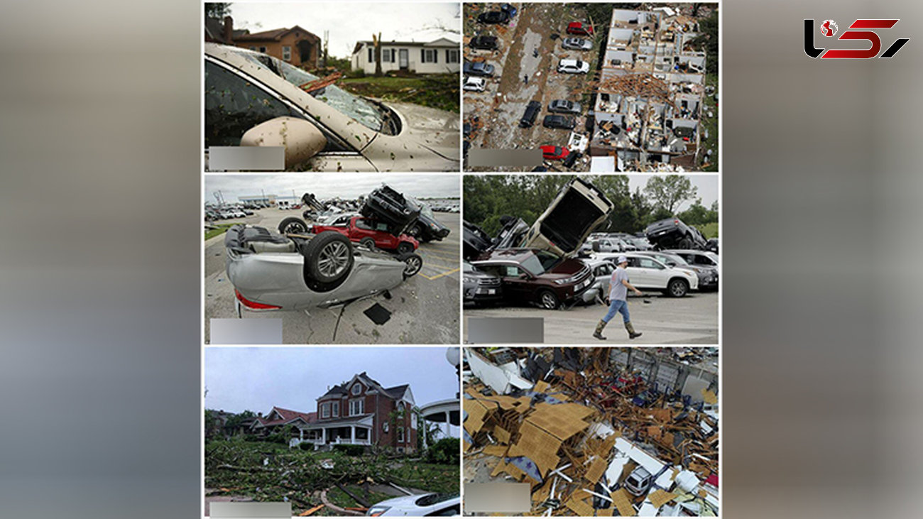 خسارات طوفان در آمریکا+عکس