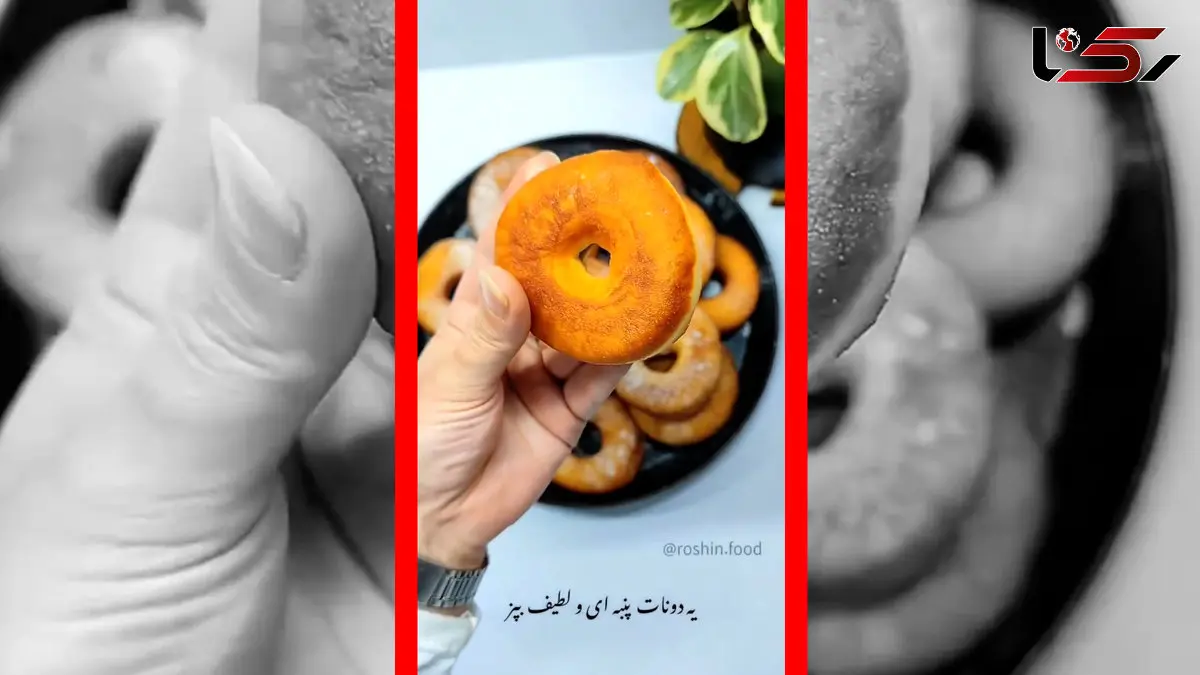 فیلم طرز تهیه دونات پنبه ای 