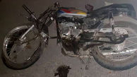 فوت راکب 23 ساله موتورسیکلت پس از برخورد با گاردریل ها