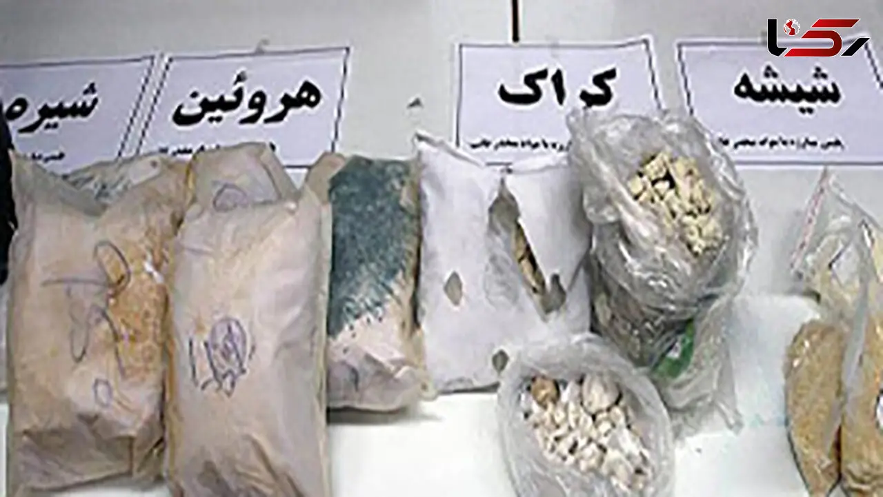 کشف ۳ تن و ۸۰۰ کیلو گرم انواع موادمخدر در مازندران
