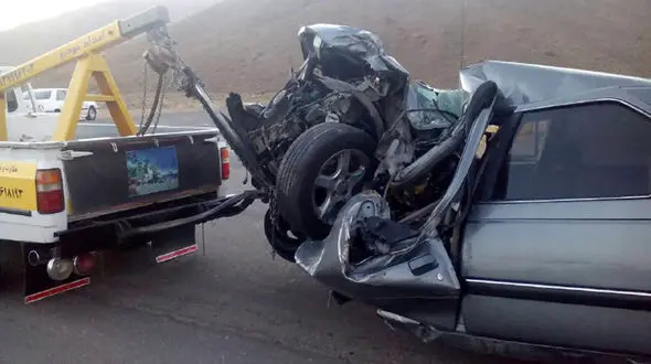 2 کشته در حادثه نزدیک پمپ بنزین خیرآباد اراک