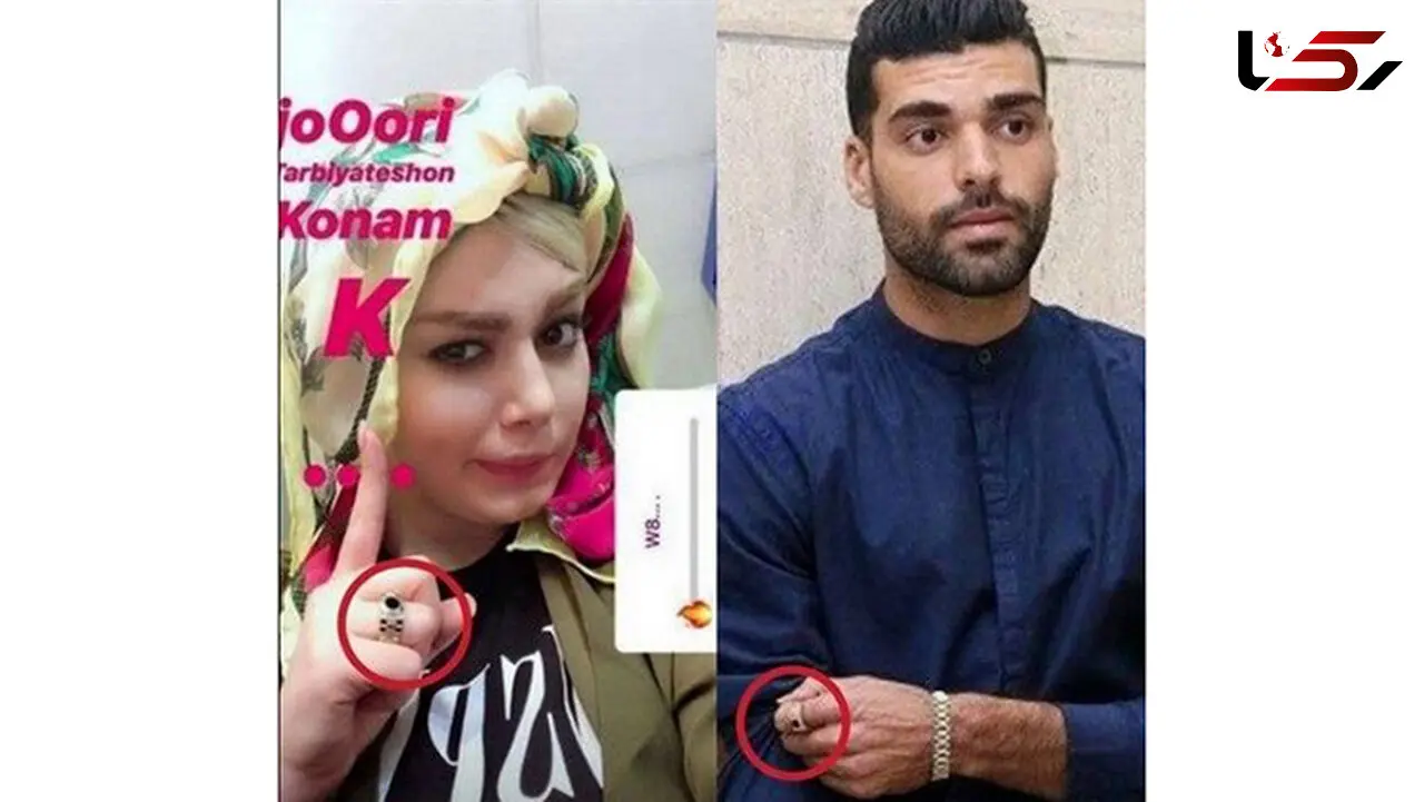 جنجال انگشتر ست سحر قریشی و مهدی طارمی! + عکس ها و فیلم