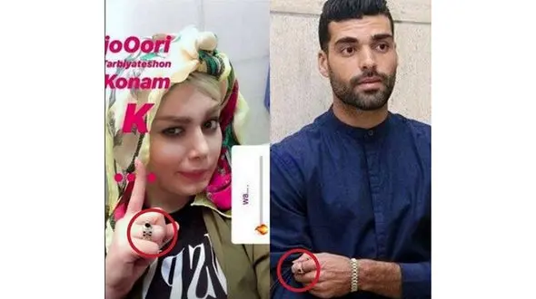 جنجال انگشتر ست سحر قریشی و مهدی طارمی! + عکس ها و فیلم