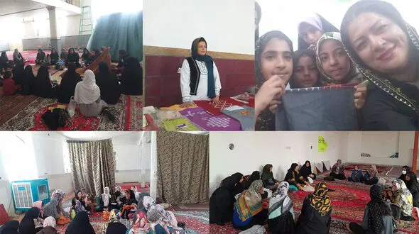 آموزش هنری فراموش شده به 2 هزار زن در سیستان و بلوچستان/ می گوید: جوانان برای کارگری می روند ولی پول برگشت ندارند! 
