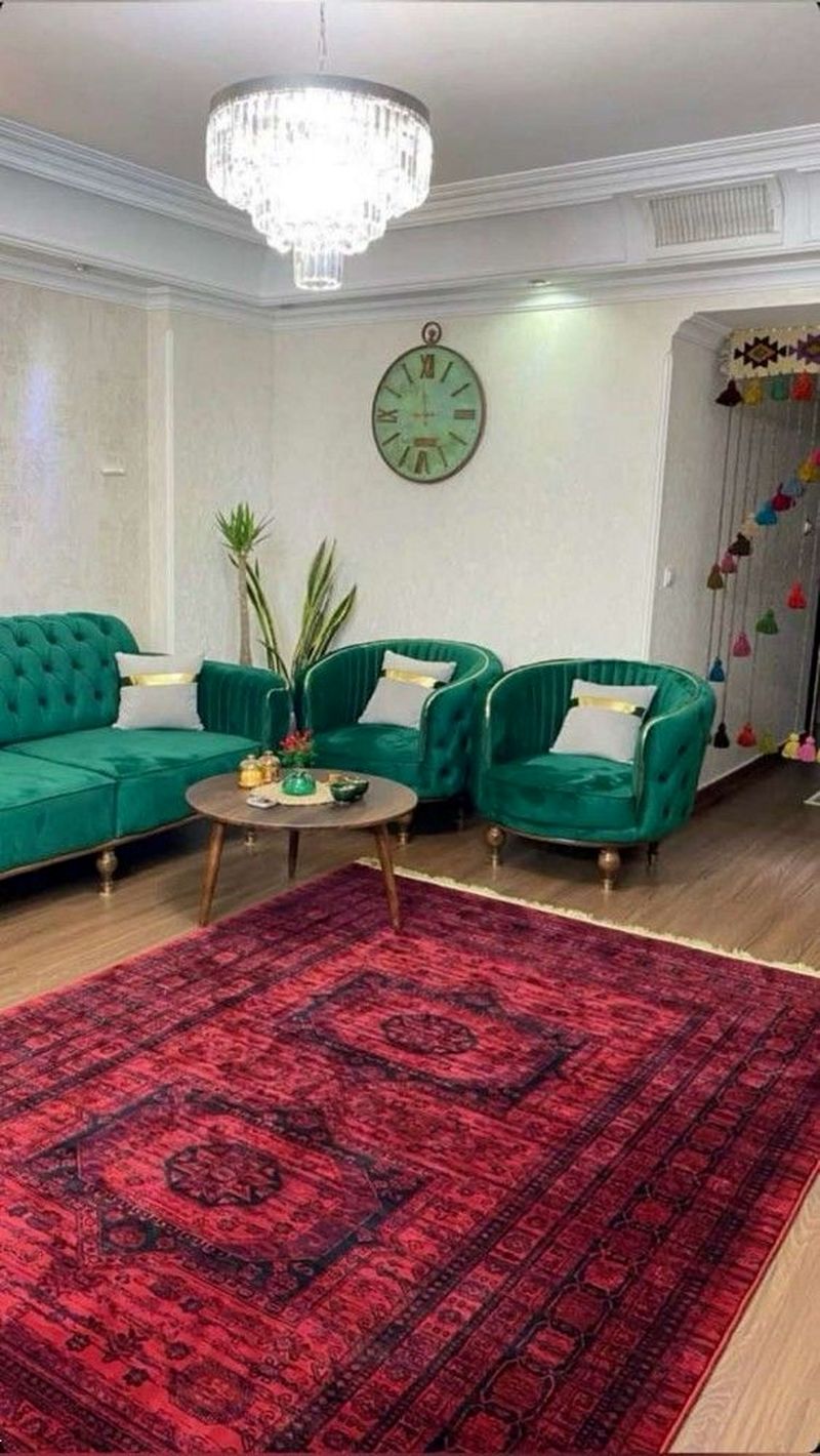 دیزاین منزل با مبل سبز | 25 مدل جدید مبل سبز برای جهیزیه عروس و دیزاین برای هر سبک و سلیقه ای