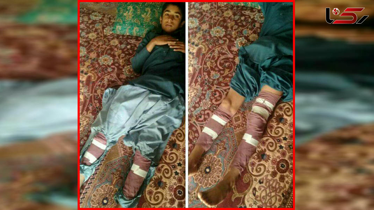 فاجعه بخاری نفتی در مدرسه زهک سیستان / پاهای پسردانش آموز از کار افتاد+عکس دردناک 