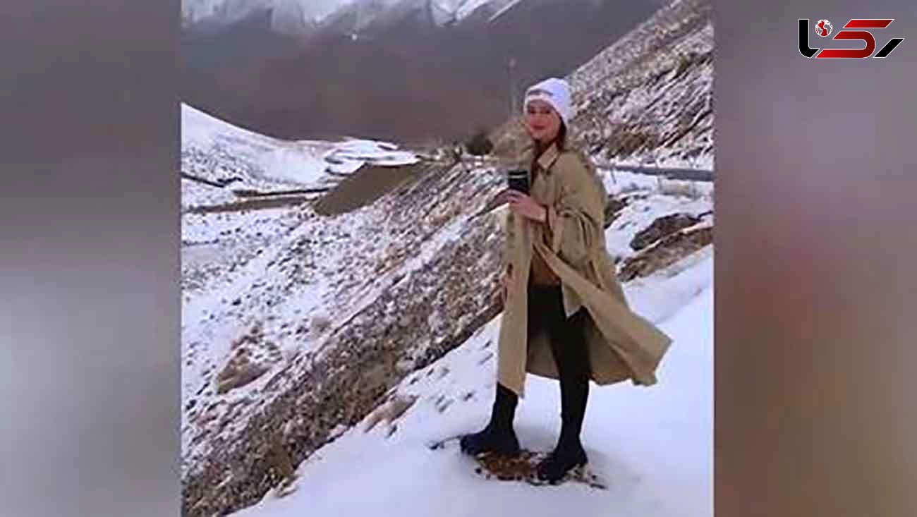 فیلم / تیپ خانم  مجری صداوسیما که چادر از سر برداشت / واکنش خودش چه بود ؟!