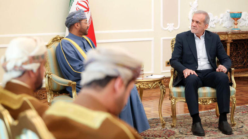 مسعود پزشکیان در دیدار «سید بن حمد بن حمود البوسعیدی» وزیر امور خارجه عمان