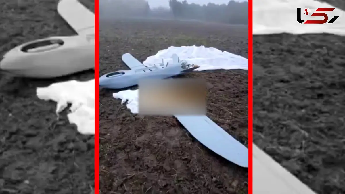 فیلم سقوط یک پهپاد ناشناس در ترکیه