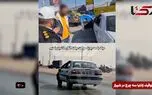 فیلم توقیف زانتیای متحرک 3 چرخ در شیراز!