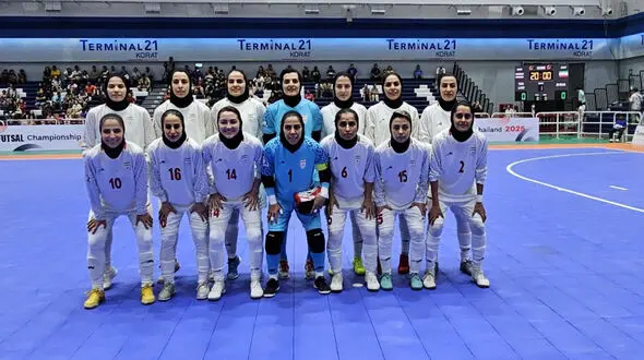 نایب قهرمانی بانوان فوتسالیست ایران در تورنمنت تایلند