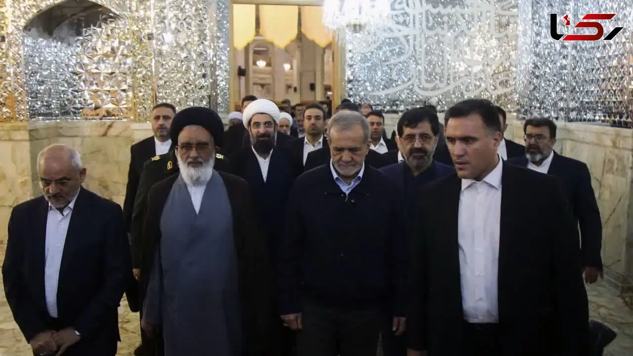 پزشکیان برای شرکت در اجلاس خبرگان رهبری وارد قم شد