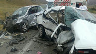 2 کشته در تصادف هولناک تیبا با پژو پارس در خواف