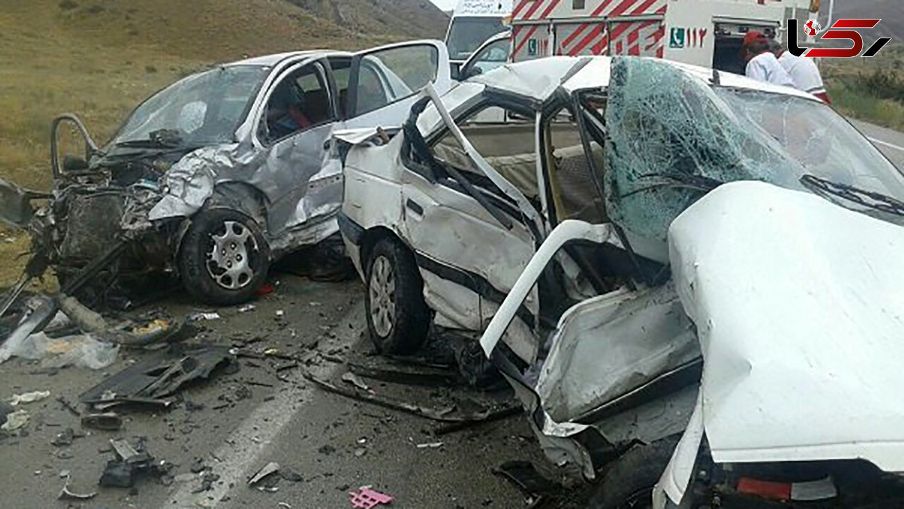 2 کشته در تصادف هولناک تیبا با پژو پارس در خواف
