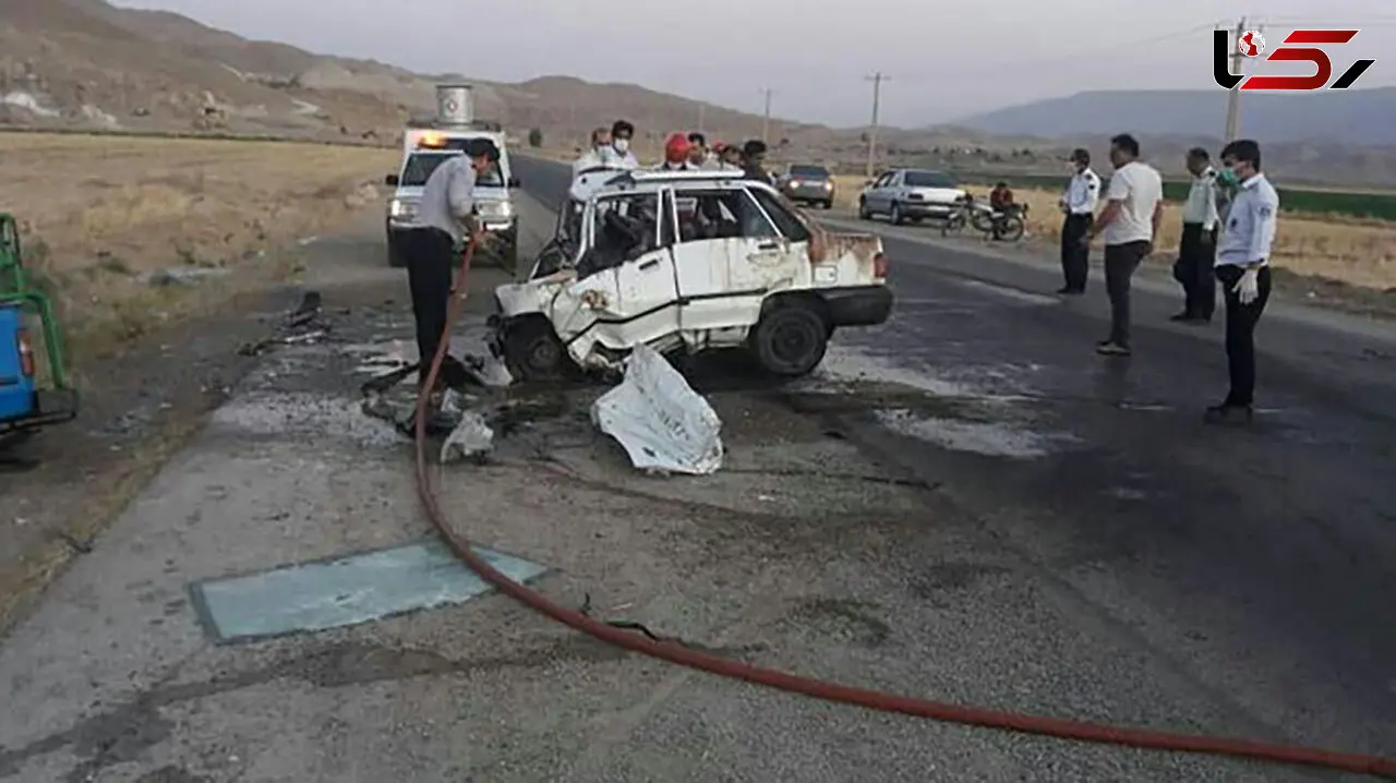 مرگ تلخ 2 مسافر در جاده ایلام