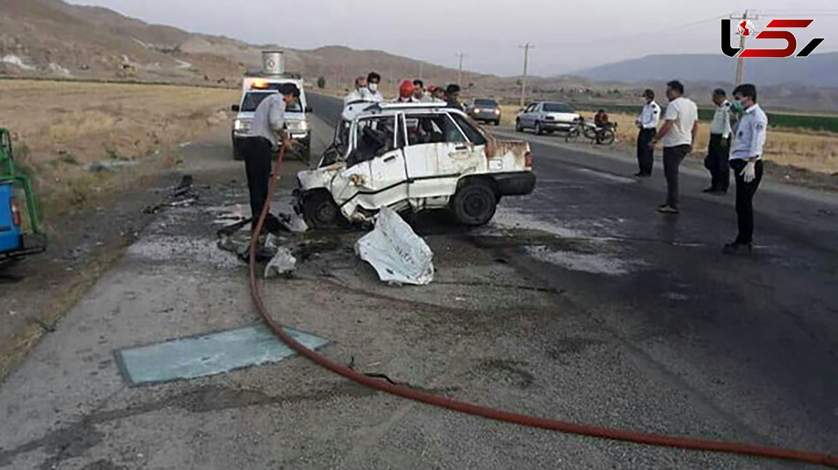 مرگ تلخ 2 مسافر در جاده ایلام