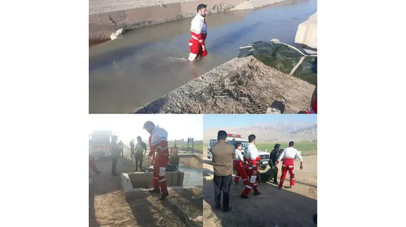 کانال آب آرادان یک مرد را بلعید