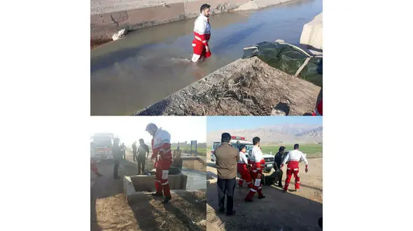 کانال آب آرادان یک مرد را بلعید