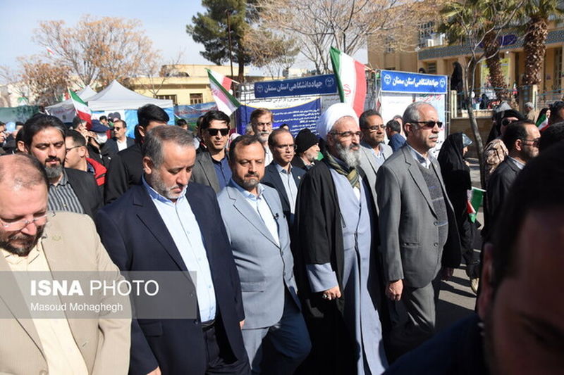 احسان خاندوزی راهپیمایی 22 بهمن 1402