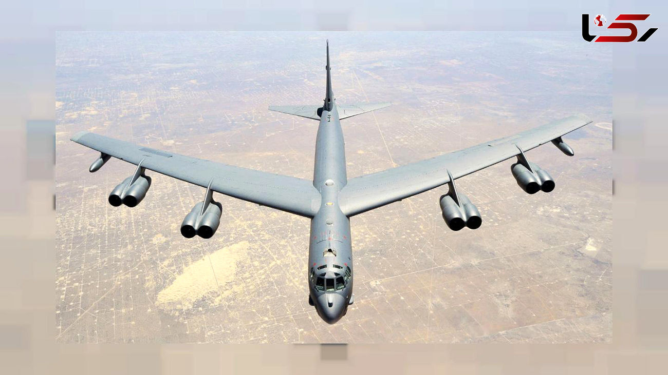 پرواز 2 بمب افکن‌ آمریکا با اسکورت جنگنده های اسراییل بر فراز خلیج فارس