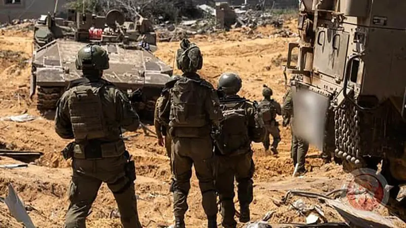 سربازان متجاوز صهیونیستی که به غزه حمله کردند