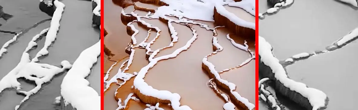 فیلم زیبایی زمستان در چشمه باداب سورت