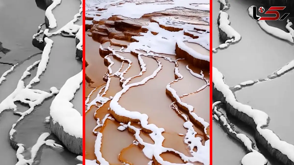 فیلم زیبایی زمستان در چشمه باداب سورت