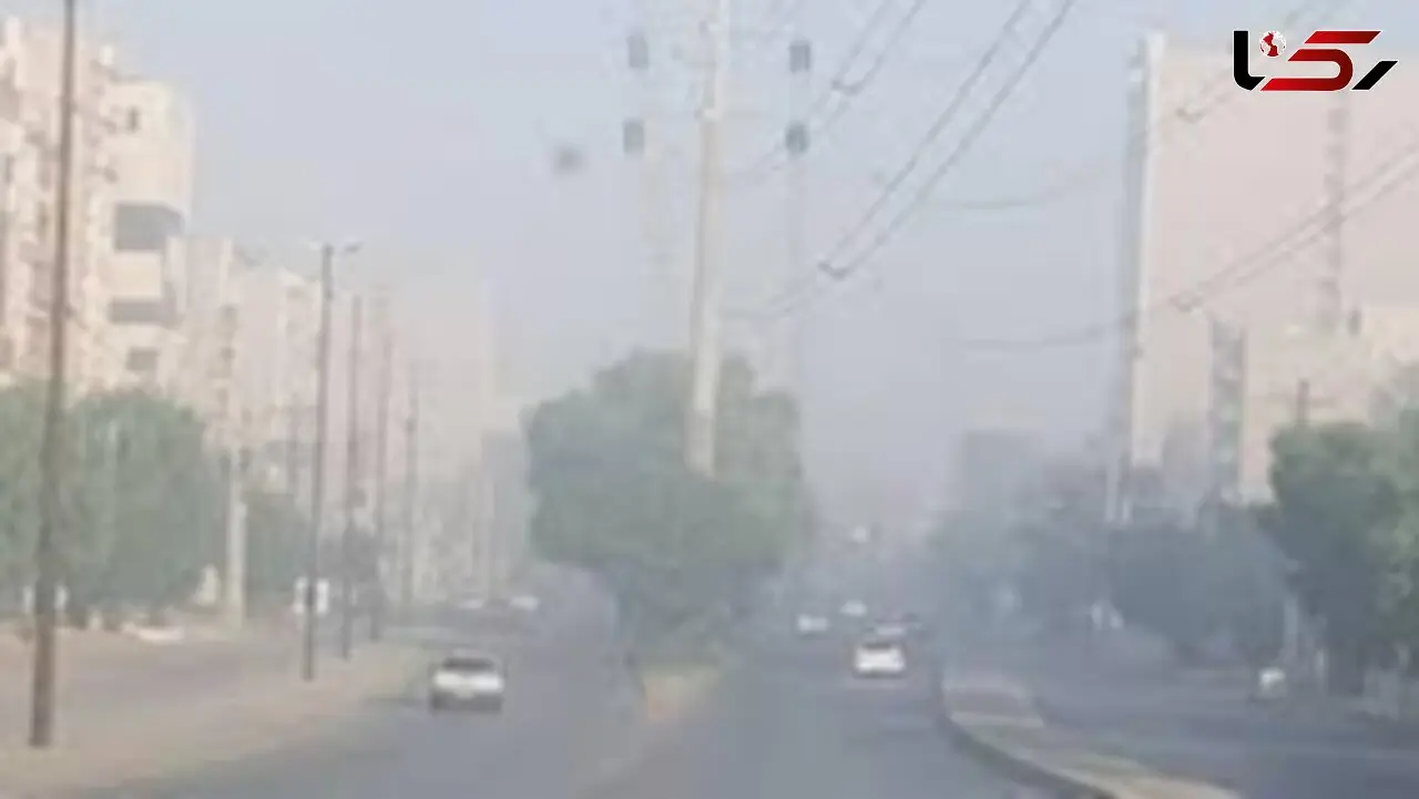 آلودگی هوا در ۱۴ شهر خوزستان /۶ شهر در وضعیت قهوه‌ای، بنفش، قرمز